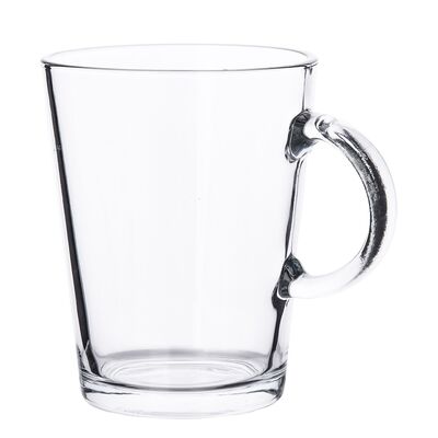 Kubek szklany Atena 420 ml transparentny