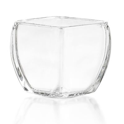 Salaterka kwadratowa 9,5 x 9,5 x 7,5 cm transparentny