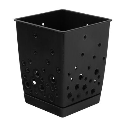 Ociekacz do sztućców z podstawką 13,5 cm czarny