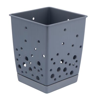 Ociekacz do sztućców z podstawką 13,5 cm szary