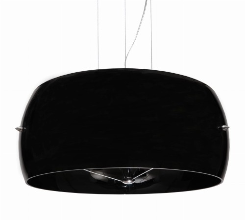 Lumina Deco Nowoczesna Lampa Wisząca Czarna Stilio D50