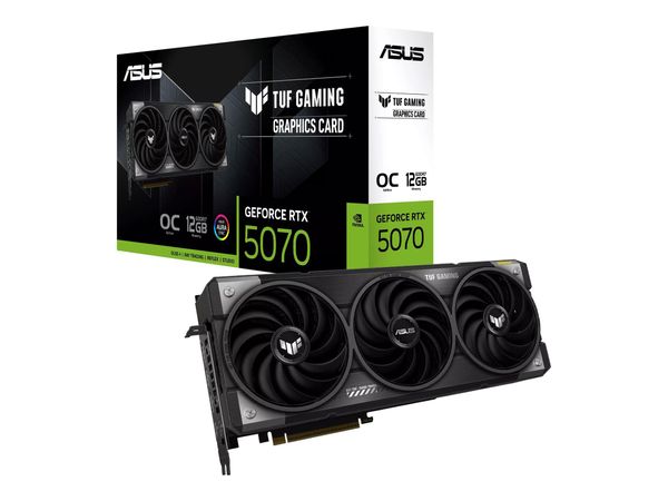 ASUS GeForce RTX 5070 TUF Gaming OC 12GB GDDR7 DLSS4 TUF-RTX5070-O12G-GAMING