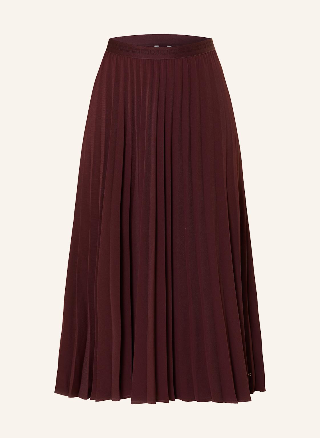 Tommy Hilfiger Plisowana Spódnica rot