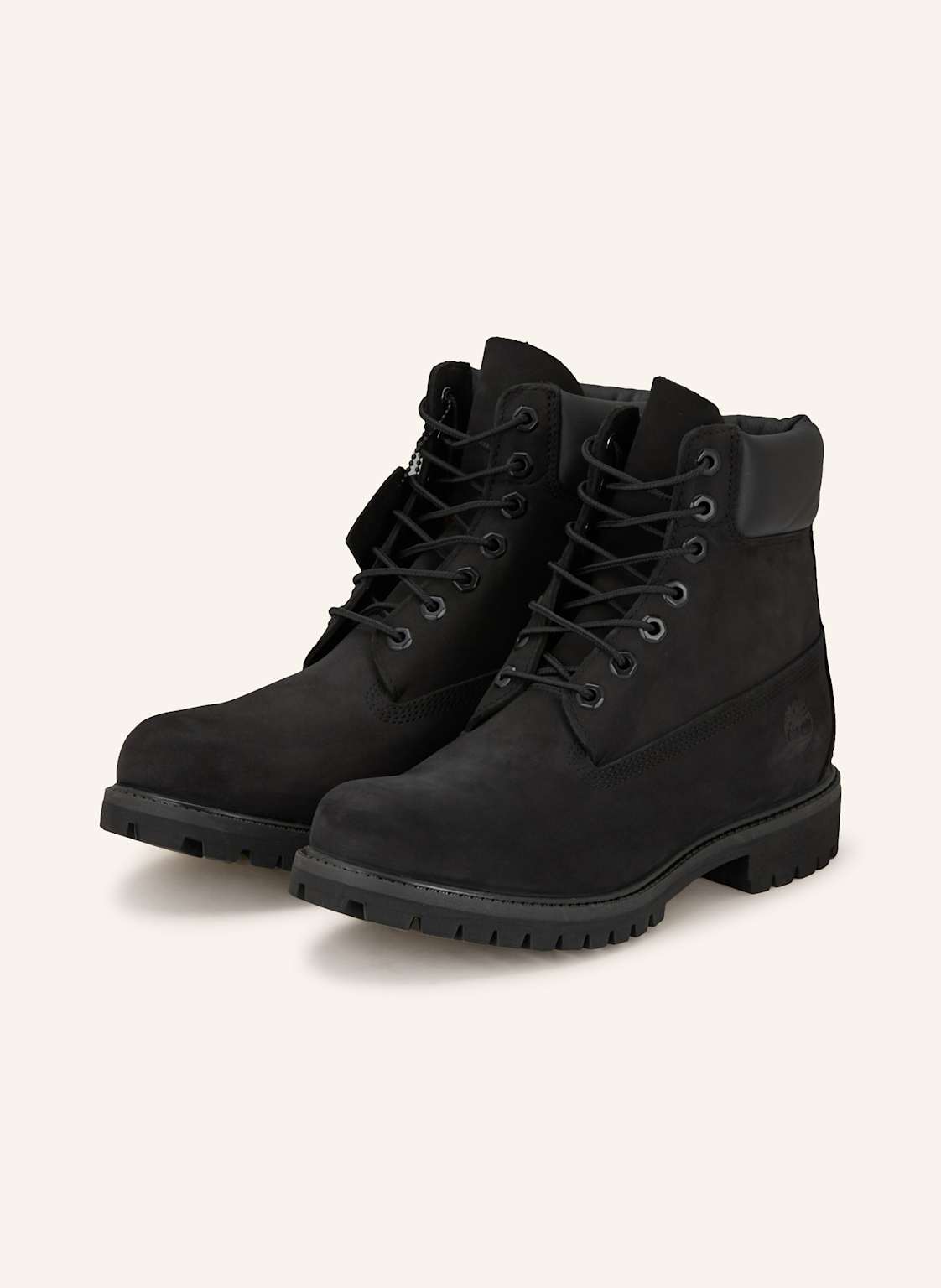 Timberland Botki Sznurowane Premium 6-Inch schwarz