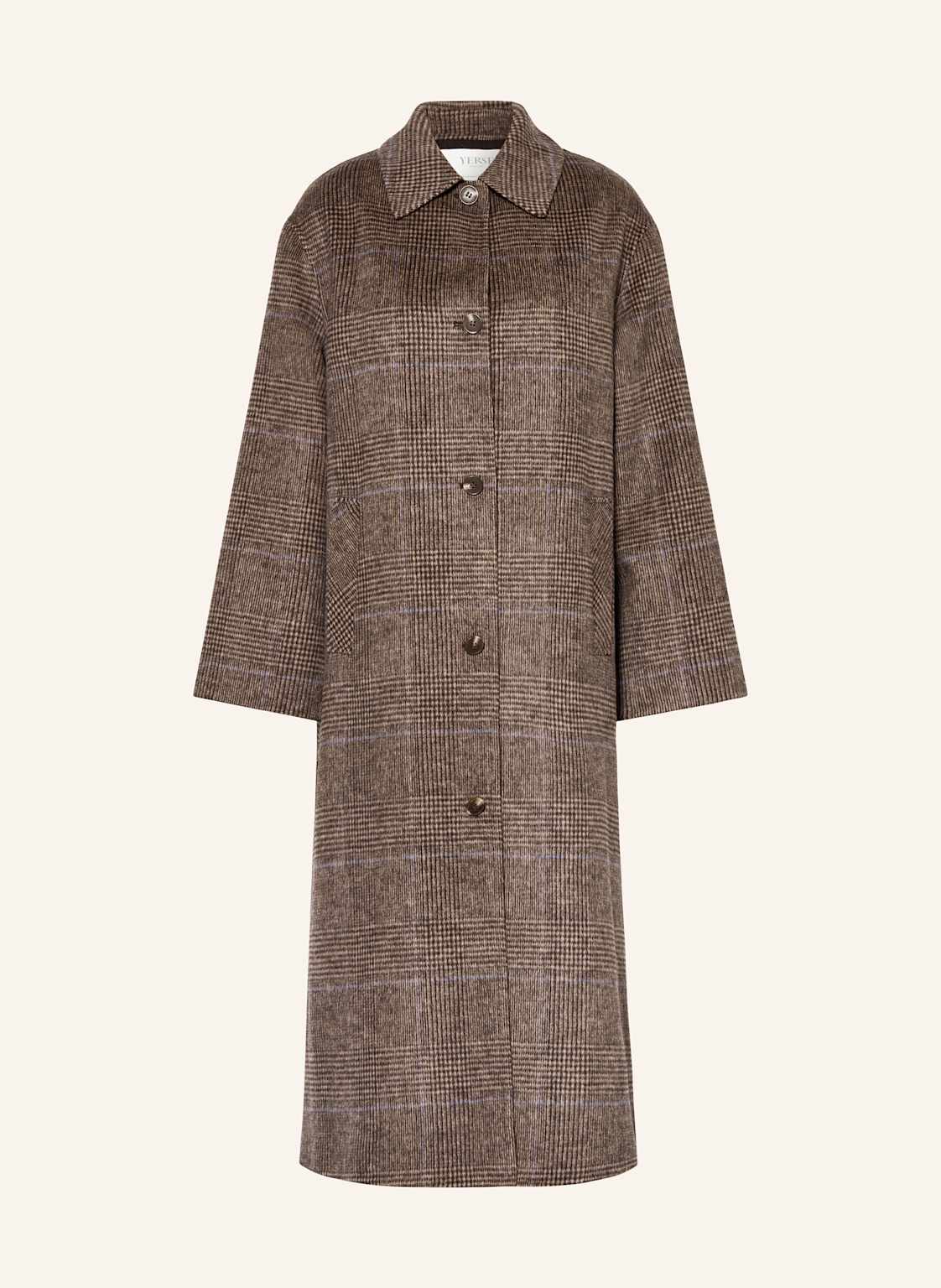 Yerse Płaszcz Sherlock braun