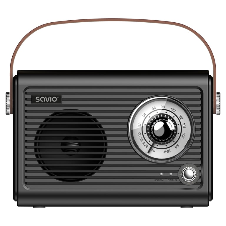 Savio RS-01 radio Przenośny Analogowy Czarny