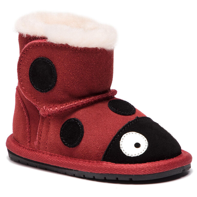 Śniegowce EMU Australia Ladybird Walker B10317 Czerwony