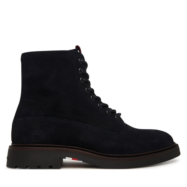 Kozaki Tommy Hilfiger Comfort Lwt FM0FM05594 Granatowy