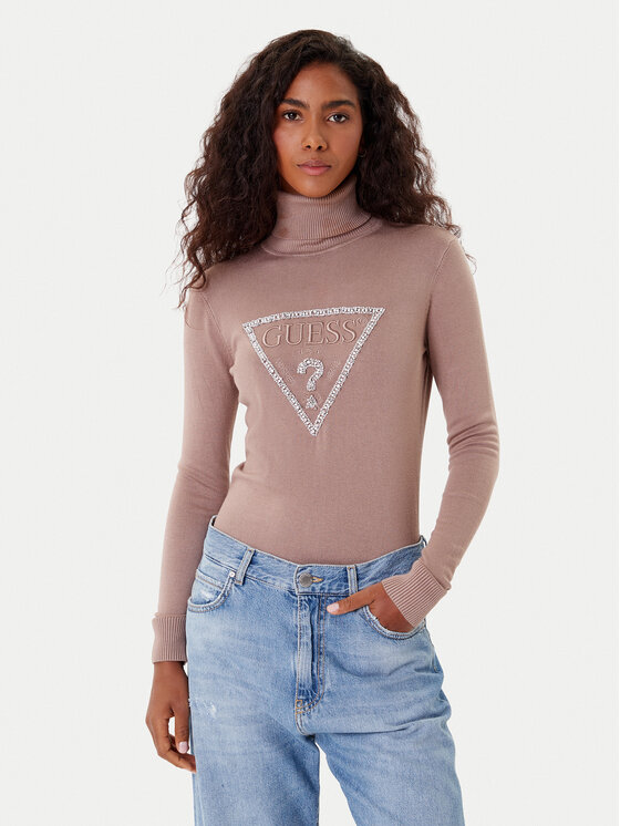 Guess Golf W5BR39 Z2NQ2 Brązowy Regular Fit