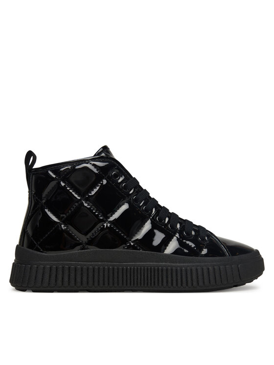 Geox Sneakersy J Laquinny J56M3F 000HH C9999 D Czarny