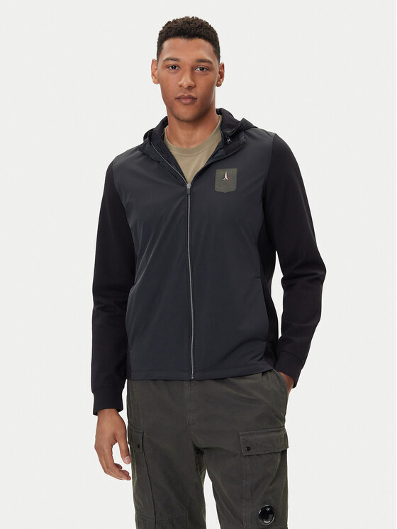 Aeronautica Militare Kurtka przejściowa 252AF0514UF00559 Czarny Regular Fit