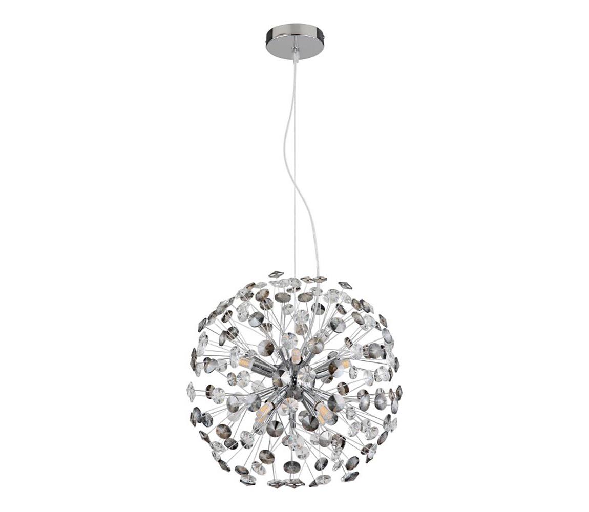 Globo 64135H1C - LED żyrandol na linkach KATRINA 8xG9/3,5W/230V błyszczący chrom