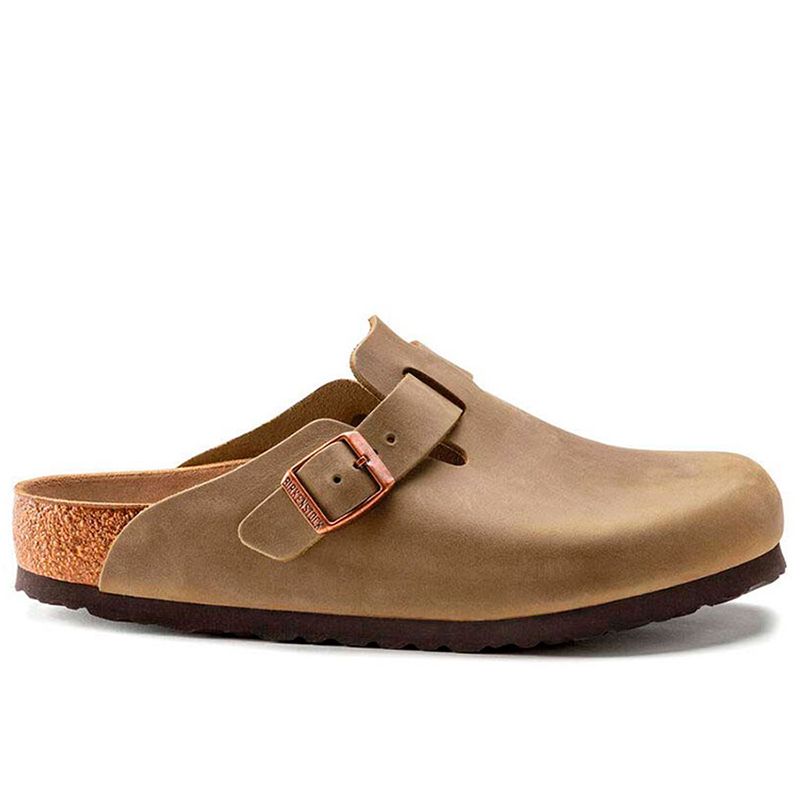 Klapki męskie Birkenstock Boston 960811 - brązowe