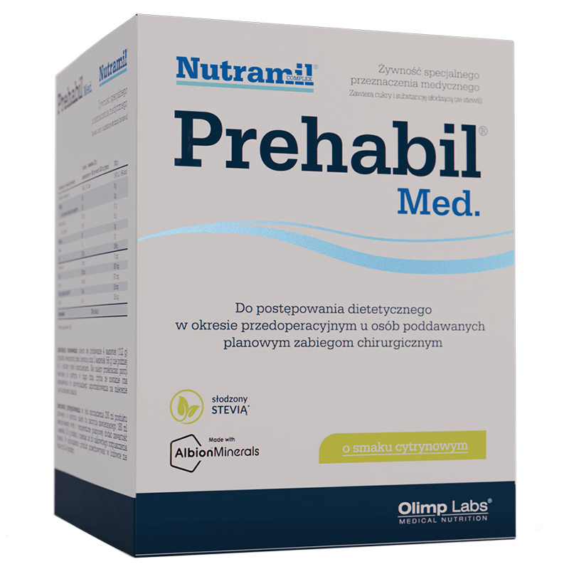 Olimp Nutramil PreHabil Med, preparat odżywczy, smak cytrynowy, 6 saszetek