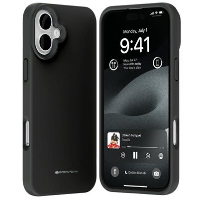 Etui MERCURY Pure MagSafe Silicone do Apple iPhone 16 Plus Czarny