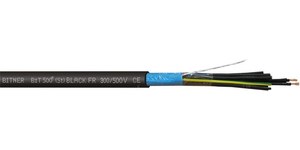 Przewód sterowniczy BiT 500 (St) BLACK FR 5G1,0 500V