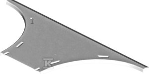 Pokrywa trójnika dostawnego PTKDJ50, grubość blachy 1,0mm