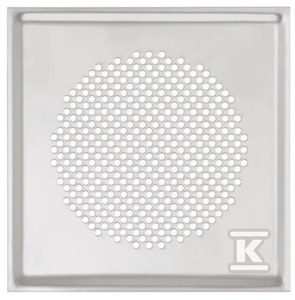 Kratka dekoracyjna Venezia - do skrzynki rozprężnej CLRF / TVA z filtrem, DN125, biała 990322090