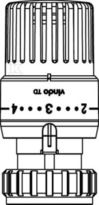 Termostat vindo TD, 7-28 C, 0* 1-5, z czujnikiem cieczowym