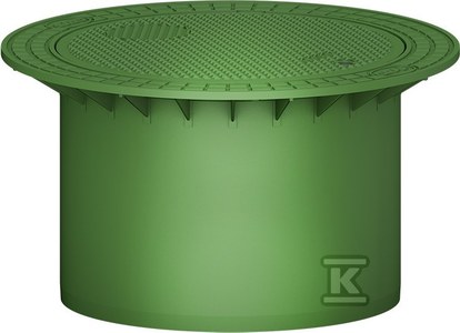 Pokrywa tworzywowa teleskopowa DN600 MAXI kl.A15 (1.5T), do oczyszczalni biologicznej ONE2CLEAN oraz szamba CARAT, kolor zielony