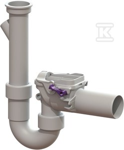 Zawór zwrotny Staufix Siphon DN50 z syfonem