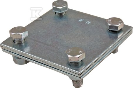 Złącze do bednarki B=40 mm (trzy płytki)