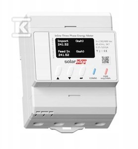 Licznik energii SolarEdge MTR-240-3PC1-D-A-MW, z komunikacją Energy Net, 1PH/3PH 230/400V, 65A