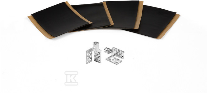 Zestaw przyłączeniowy AX do uziemienia siatki ze stali nierdzewnej w systemie pod wylewką