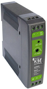 Breve Zasilacz impulsowy KSE 02024P 230/ 24VDC 1A 20W na szynę DIN, Uzas: 85-264VAC, Ta70, 17000-1012