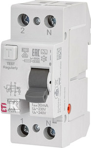 Wyłącznik różnicowoprądowy - 6 kA EFI6-P2 A 63/0.03