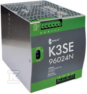 Breve Zasilacz impulsowy K3SE 96024 3x400/ 24VDC 40A 960W na szynę DIN, Uzas: 340-550VAC, Ta70, 17000-1015