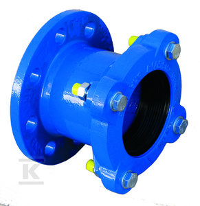 Łącznik RK DN250 rurowo-kołnierzowy na stal, PVC, azbest, PN16, do wody, GJS-żeliwo sfero