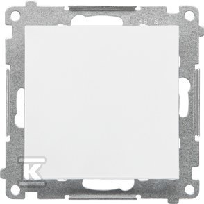 Łącznik krzyżowy bez piktogramu (moduł) 10 AX, 250 V~, szybkozłącza: Biały mat, SIMON55