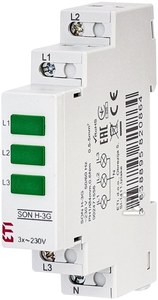 Wskaźnik obecności napięcia - lampka (3 x zielona LED) SON H-3G
