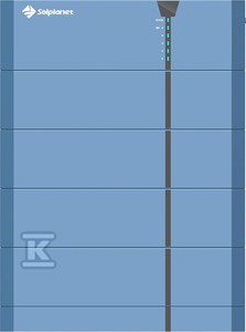 Moduł bateryjny Solplanet 2.56 kWh, 50 Ah, 51.2V, Wysokonapięciowy, AI-HB_2.56LG-Unit G2