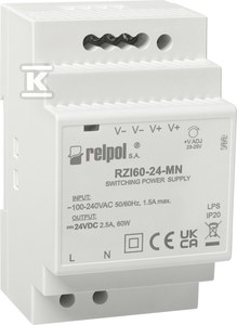 Zasilacz impulsowy 15 W, 24 V DC RZI15-24-MN