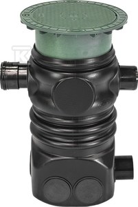 Filtr zewnętrzny koszykowy D300 do do studzienki deszczowej, pokrywa teleskopowa