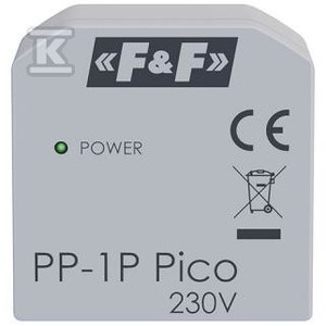 Miniaturowy przekaźnik elektromagnetyczny, 1P 16A, montaż podtynkowy, 230V PP-1P-Pico