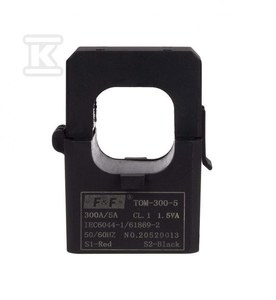 Miniaturowy przekładnik prądowy z otwieranym rdzeniem 300-5A klasa 1