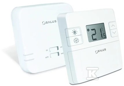 Regulator temperatury bezprzewodowy SALUS RT305RF 230V dobowy natynkowy biały