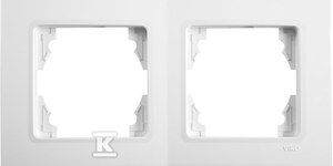 Ramka 2-krotna, LINNERA S biały