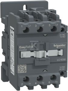 Stycznik mocy, Easy TeSys Control, AC-3, 50A, 3P(1NO 1NC), cewka 230V AC, 50/60Hz