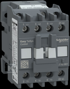 Stycznik mocy, Easy TeSys Control, AC-3, 18A, 3P(1NC), cewka 230V, 50/60Hz