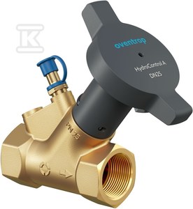 Zawór równoważący HydroControl A z gwintem wewnętrznym PN25 DN 20, z zaworkiem HydroPort Kvs=7,8 m3/h