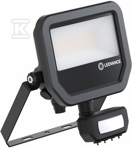 Naświetlacz Floodlight 20 SN P 17W 2K4LM 830 PSSY100 BK Naświetlacz z elastycznym czujnikiem ruchu i światła dziennego, do 2400 lm