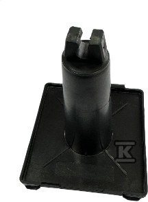 Uchwyt z tworzywa H=105mm do prowadzenia drutu odgromowego