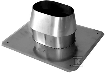 Płyta dachowa z kołnierzem 120x220 0,5mm do kotłów na pellet
