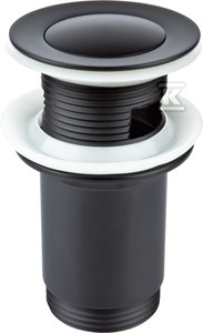 Korek spustowy STAR BLACK do umywalek z przel.STAR G5/4