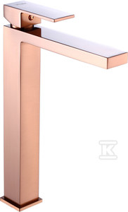 Bateria umywalkowa stojąca wysoka ARS SATIN COPPER