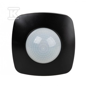 Czujnik ruchu PIR z funkcją obecności, IP-65, sufitowy, 360°, 10A, 230V DR-09B-IP65